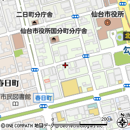 パークジャパン仙台国分町第１駐車場周辺の地図
