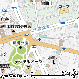 大和冷機工業株式会社仙台中央営業所周辺の地図