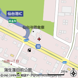株式会社同仁社　ユニフォーム営業・仙台支店周辺の地図