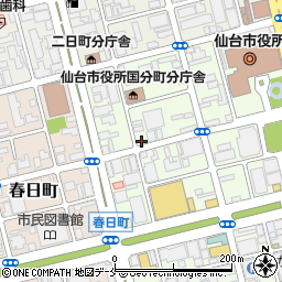 プラス仙台国分町第１駐車場周辺の地図