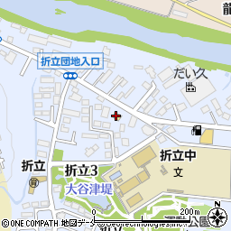 セブンイレブン仙台折立店周辺の地図