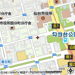 仙台市役所　経済局企業立地課都市型産業係周辺の地図