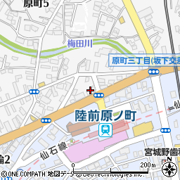 北日本銀行原町支店 ＡＴＭ周辺の地図