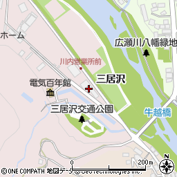 仙台市　パル三居沢周辺の地図