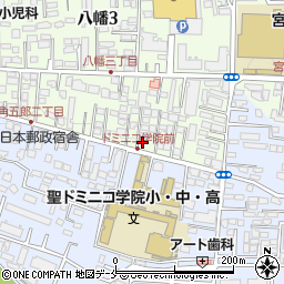 ハウス木村八幡周辺の地図