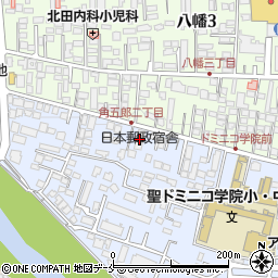 仙台角五郎社宅周辺の地図