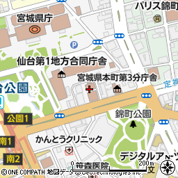 仙台国税不服審判所周辺の地図