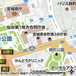 仙台第２合同庁舎周辺の地図