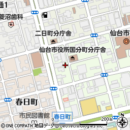 パラカ仙台市国分町第１駐車場周辺の地図