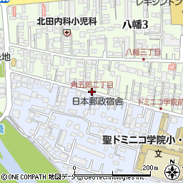 角五郎二丁目周辺の地図