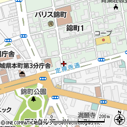 錦本店周辺の地図