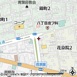 セブンイレブン仙台花京院店周辺の地図