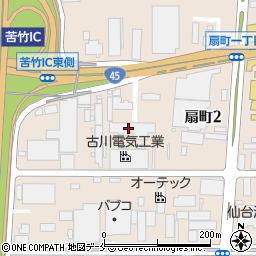 古川電気工業株式会社　本社周辺の地図