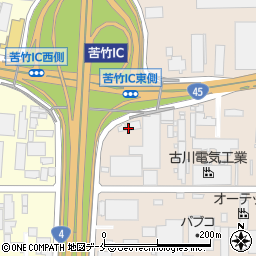 株式会社タダノテクノ東日本　仙台工場周辺の地図