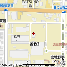 創価学会　東北文化会館周辺の地図