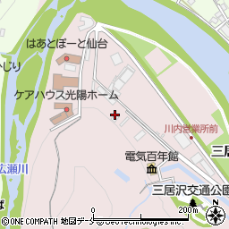宮城県仙台市青葉区荒巻（三居沢）周辺の地図