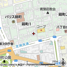 〒980-0012 宮城県仙台市青葉区錦町の地図