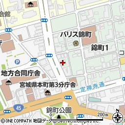 長府製作所仙台営業所周辺の地図