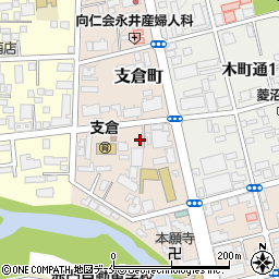 宮城県仙台市青葉区支倉町周辺の地図