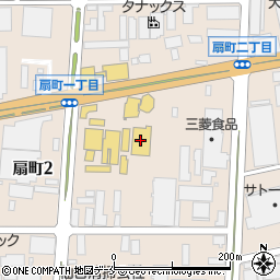 宮城日産本社店周辺の地図