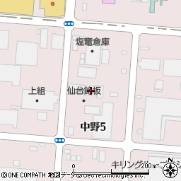 株式会社仙台銘板　総務部周辺の地図