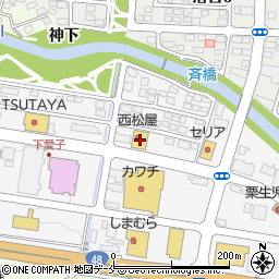 西松屋仙台栗生店周辺の地図