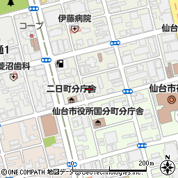 セブンイレブン仙台北一番丁通店周辺の地図
