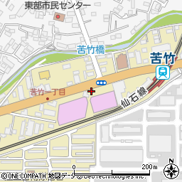 仙台東警察署苦竹交番周辺の地図