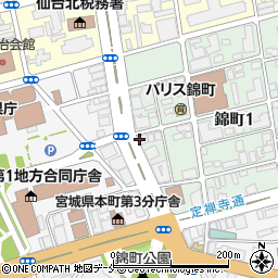 クリーニング・タカノ　錦町店周辺の地図