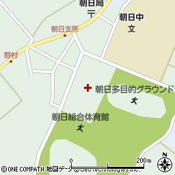 村上市　朝日支所産業建設課産業観光室周辺の地図