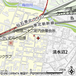 宮城県仙台市宮城野区小田原3丁目9周辺の地図