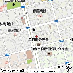 日本新薬株式会社　東北支店周辺の地図
