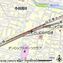 宮城県仙台市宮城野区小田原3丁目2周辺の地図