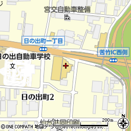 宮城トヨタ　ＭＴＧ日の出町周辺の地図