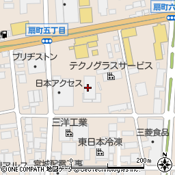 日産部品宮城販売仙台店周辺の地図