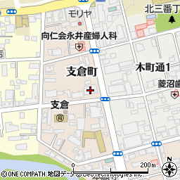 三浦染物店周辺の地図
