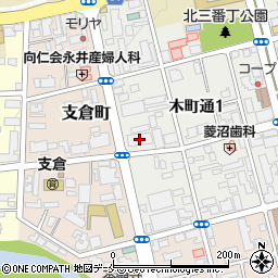 清水建設株式会社東北支店　経理部周辺の地図