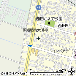 ナチュール西田周辺の地図