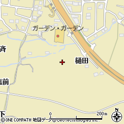 宮城県仙台市青葉区上愛子樋田周辺の地図