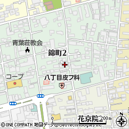 錦町鍼灸院周辺の地図