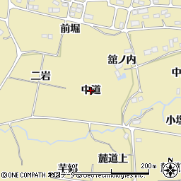 宮城県仙台市青葉区上愛子（中道）周辺の地図