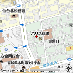 東北財務局錦町宿舎周辺の地図