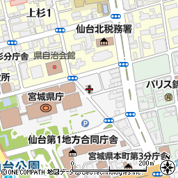 宮城県社会福祉会館周辺の地図