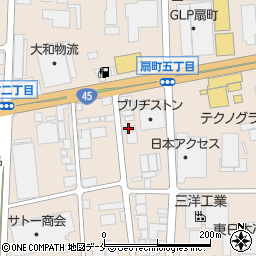 ダイニッカ仙台出張所周辺の地図