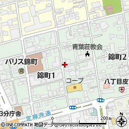 リパーク仙台錦町１丁目第５駐車場周辺の地図