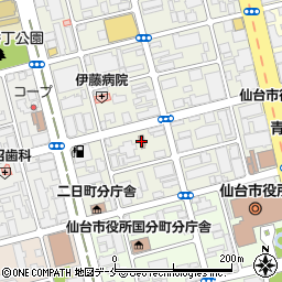 仙台市二日町老人憩の家周辺の地図