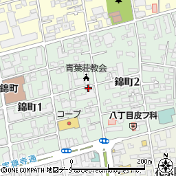 宮城県仙台市青葉区錦町周辺の地図