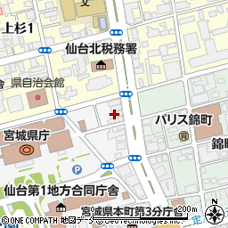 アイコム株式会社　仙台営業所周辺の地図