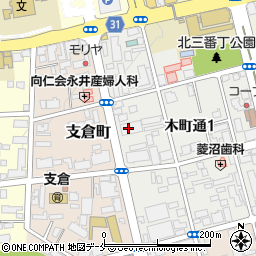 仙台市役所交通局　財務課・契約管財係周辺の地図