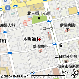 アーバス仙台周辺の地図